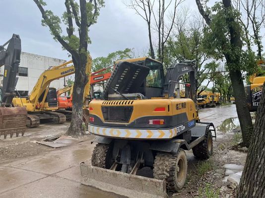 2018 Ano usado SDLH LG670BM Excavadora de rodas com pinça hidráulica
