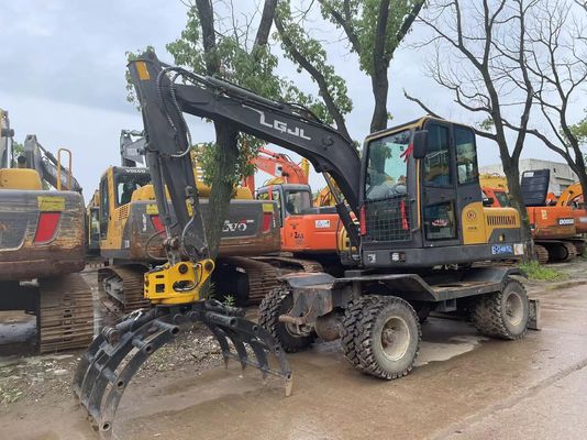 2018 Ano usado SDLH LG670BM Excavadora de rodas com pinça hidráulica