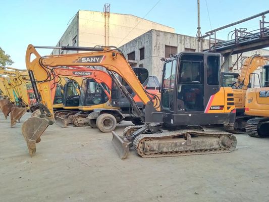 2020 Ano Usado SANY SY60C-9 Mini Excavadora Crawler Cor Original
