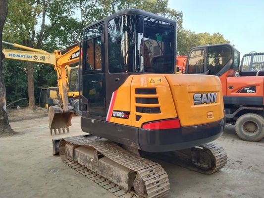 2020 Ano Usado SANY SY60C-9 Mini Excavadora Crawler Cor Original