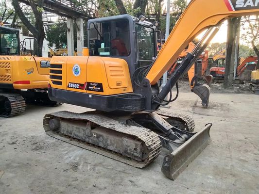 2020 Ano Usado SANY SY60C-9 Mini Excavadora Crawler Cor Original