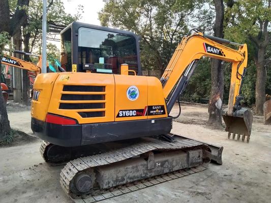 2020 Ano Usado SANY SY60C-9 Mini Excavadora Crawler Cor Original