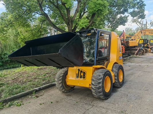 2016 Ano usado JCB 185 ECO Skid Steer Carregadores Com acoplador Quck Hidráulico