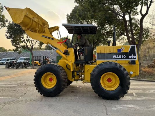 Original Japão usado Komatsu WA510 Mini Carregadores de Roda Trabalhando em boas condições