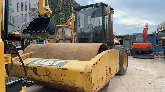 Cor original Caranguejo usado CS-683E Roller de estrada de tambor único Em excelente estado