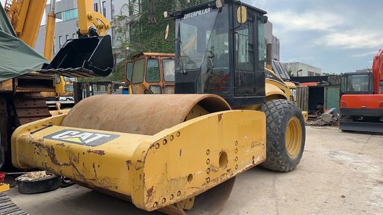 Cor original Caranguejo usado CS-683E Roller de estrada de tambor único Em excelente estado