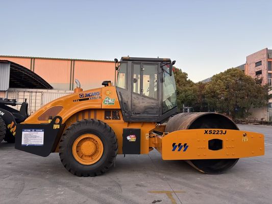 Compactador de tambor único XCMG XS223J Operação fácil e boa condição