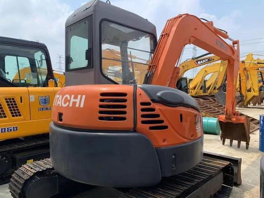 Original japonês usado Hitachi ZX55UR mini escavadeira em excelente estado
