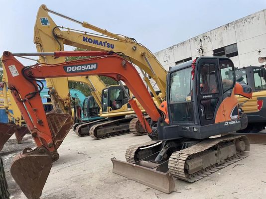 2018 Ano Usado Doosan DX60-9C Mini Excavator Em excelente estado/ Usado Doosan Mini Excavator Para Venda