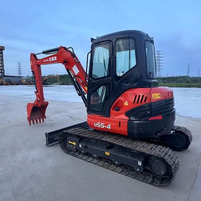 Original Japão Mini Excavadora Kubota U55-4 Usada Para Venda/Mini Excavadora Kubota Usada Para Venda