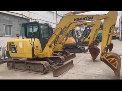 Cor original Usado Komatsu PC56MR-2 Mini Excavator Em excelente estado
