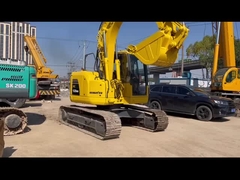 Excavadora usada Komatsu PC128US-8 Crawler com polegar hidráulico Venda na América do Sul