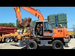Cor original Usada Hitachi ZX160W Excavadora de rodas Em boas condições